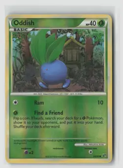 ODDISH 60/90 REVERSE HOLO NOBLE VICTORIES POKEMON TCG LP - Image 1