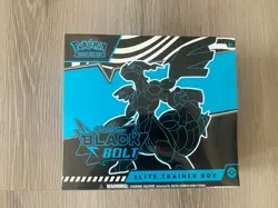 Pokemon TCG Scarlet & Violet Black Bolt ETB Elite Trainer Box - NEW Sealed - Image 1