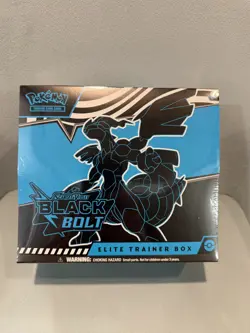 POKEMON SCARLET AND VIOLET BLACK BOLT ELITE TRAINER BOX ETB [NEW SEALED] - Image 1