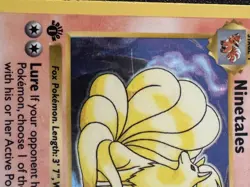 Pokemon Ninetales Shadowless 1st Edition 12/102 Rare 80 HP Stage 1 Holo Card - Image 4