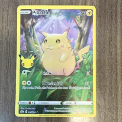 Pokemon Pikachu Celebrations Holo Rare 005/025 Basic 2021 60 HP - Image 1