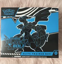 Pokemon TCG Scarlet & Violet Black Bolt ETB Elite Trainer Box FACTORY SEALED - Image 1