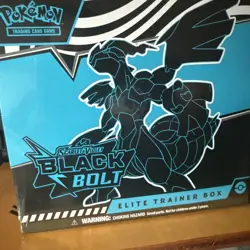 Pokemon TCG: Black Bolt Factory Sealed Elite Trainer Box - Image 1