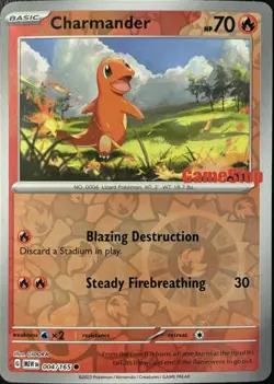 1x Charmander - 004/165 - Promo (GameStop Exclusive) NM-Mint Pokemon Unique and - Image 1
