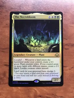 The Necrobloom Foil MTG Magic the Gathering Card NM Mint Modern Horizons MH3 - Image 1