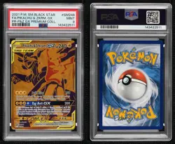 Pikachu & Zekrom GX (Premium Collection) Pokemon Sun Moon Black Star Promo PSA 9 - Image 3