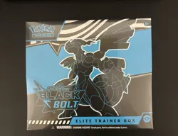 Pokemon Black Bolt TCG Elite Trainer Box New Sealed - Image 1