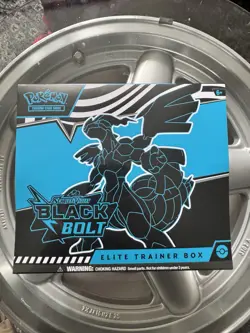 Pokemon TCG Scarlet And Violet Black Bolt Elite Trainer Box ETB SEALED - Image 1