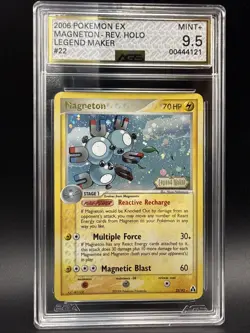 Pokemon TCG Magneton EX Legend Maker 22/92 Reverse Holo Rare - Image 1