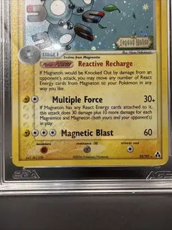Pokemon TCG Magneton EX Legend Maker 22/92 Reverse Holo Rare - Image 2