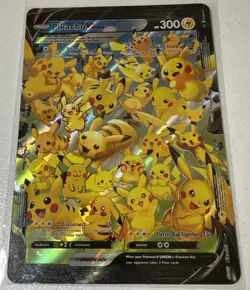 JUMBO Pikachu V Union Card SWSH141 Oversized Promo Pokemon Celebrations 25th - Image 1