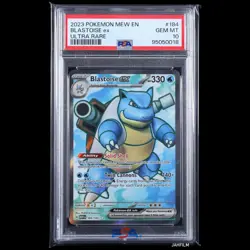 PSA 10 Pokemon 2023 Mew EN Blastoise ex 151 Ultra Rare 184/165 - Image 1