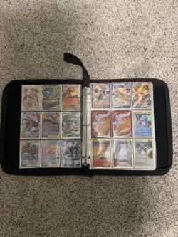 Pokemon TCG Binder Lot Charizard GX EX Trainer Full Art Sun & Moon Sword & Shie… - Image 1