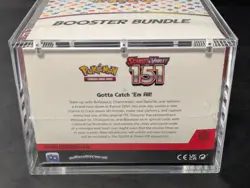 Pokemon 151 SV3.5 Booster Bundle Display Case Sealed W/Acrylic Case - Image 3
