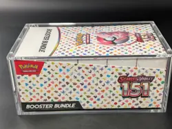Pokemon 151 SV3.5 Booster Bundle Display Case Sealed W/Acrylic Case - Image 4