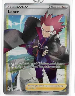 Lance (Full Art) 192/195 Swsh12: Pokemon Sword & Shield - Silver Tempest Holo NM - Image 1