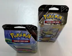 Pokemon 2021 Venusaur & Blastoise TCG V Battle Deck Box Sealed (1 of each) New - Image 3