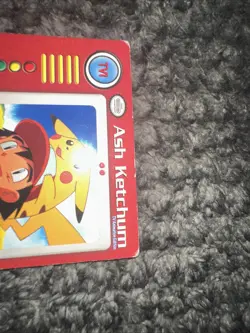 1999 Topps Pokemon TV Animation #TV1 Ash Ketchum - Image 3
