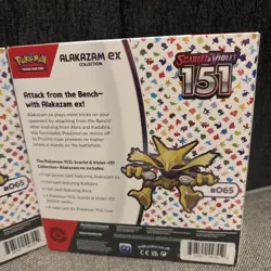 Pokemon TCG: Scarlet & Violet-151 Alakazam EX Collection Box Lot of 2 New Sealed - Image 4