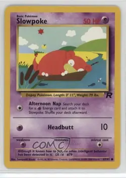 Slowpoke Pokemon Team Rocket #67 2000 - Image 1