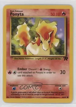 Ponyta Pokemon Team Rocket #64 2000 - Image 1