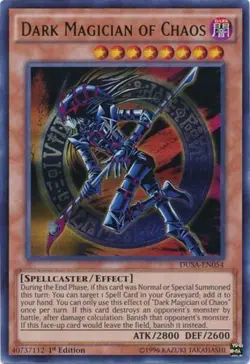 Yugioh! Dark Magician of Chaos - DUSA-EN054 - Ultra Rare - 1st Edition Near Mint - Image 1
