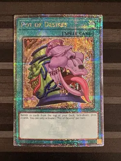 Yugioh | Pot of Desires | RA01 | Quarter Century Rare | 1st Edition | NM - Image 3