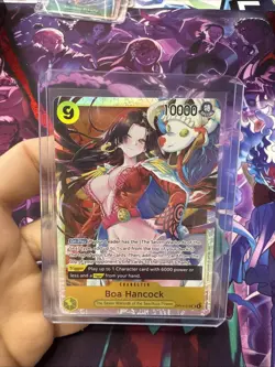 One Piece The Azure Sea's Seven Boa Hancock OP14-112 SR Foil NM - Image 1