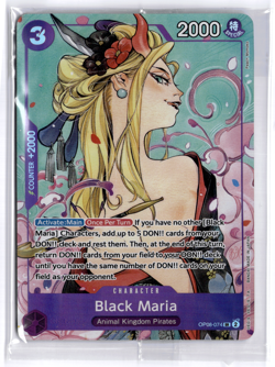 Black Maria - Promo Alt Art Sealed - OP08-074 SR - One Piece Illustration Box 2 - Image 1