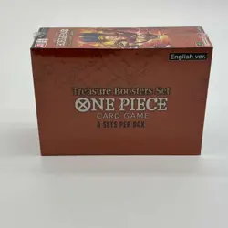 FACTORY SEALED ONE PIECE TREASURE BOOSTER SET BOX DISPLAY CASE ENGLISH - Image 1