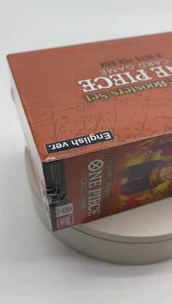 FACTORY SEALED ONE PIECE TREASURE BOOSTER SET BOX DISPLAY CASE ENGLISH - Image 2