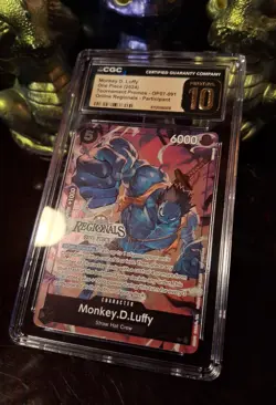 ✨2024 One Piece Regionals ZOMBIE LUFFY PROMO ~ CGC / PSA 10 ~ OP07-091 ~ Pop 3 - Image 5