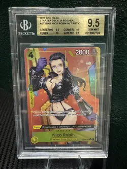 2026 ONE PIECE STARTER DECK ST29-EGGHEAD ALTERNATE ART #009 NICO ROBIN BGS 9.5 - Image 1