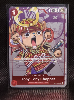 One Piece Card Game Tony Tony.Chopper ST01-006 Alternate Art 25th Anniversary NM - Image 1