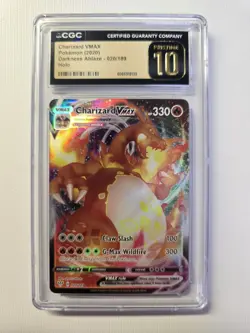 Charizard VMAX Darkness Ablaze Full Art Ultra Rare Card 020/189 2020 CGC 10 - Image 1