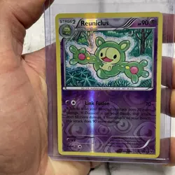 Pokemon TCG Reuniclus 35/124 Reverse Holo Rare Fates Collide LP+ Pokemon Card - Image 1