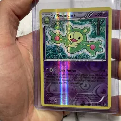 Pokemon TCG Reuniclus 35/124 Reverse Holo Rare Fates Collide LP+ Pokemon Card - Image 2