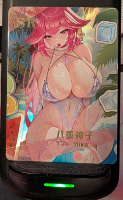 Yae Miku Genshin Impact SR-19 Dream of Desire Goddess Story Anime Waifu Card - Image 1