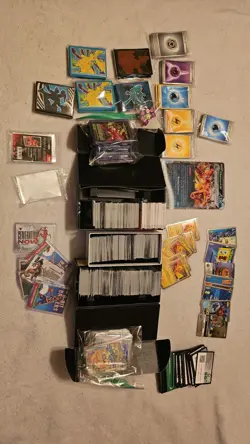 Pokemon Card Collection With Sport Cards And Extras - Image 1