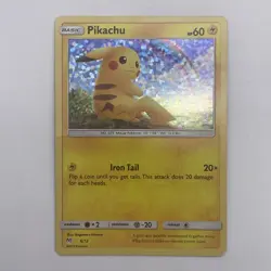 Pokemon TCG Pikachu 6/12 McDonalds 2019 Holo Promo Pokemon Card LP - Image 1