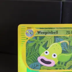 Weepinbell 065/147 Pokemon Card TCG Aquapolis 2002 Reverse Holo Uncommon - Image 2