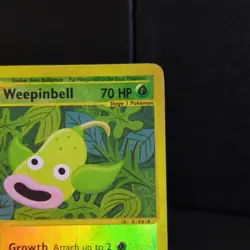 Weepinbell 065/147 Pokemon Card TCG Aquapolis 2002 Reverse Holo Uncommon - Image 3