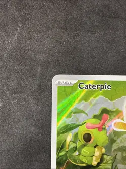 Pokemon TCG Caterpie 172/165 Scarlet & Violet 151 Holo Illustration Rare Card NM - Image 2