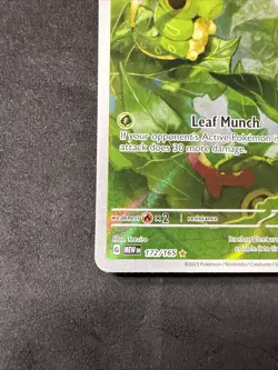 Pokemon TCG Caterpie 172/165 Scarlet & Violet 151 Holo Illustration Rare Card NM - Image 3