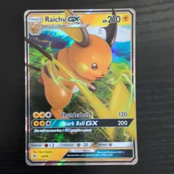 Raichu GX 20/68 Battle Academy Hidden Fates Pokemon Card NM - Image 1