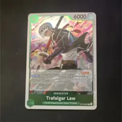 Bandai One Piece CCG Trafalgar Law Character Card Blocker 6000 Power OP13-031 - Image 1