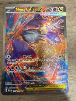 Pokemon TCG Mega Latias EX Sir 181/132 Mega Evolution English Card NM Condition - Image 3