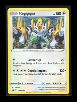 Regigigas - (Cosmos Holo) Promo SWSH: Sword & Shield Promo Cards SWSH247 NM - Image 1