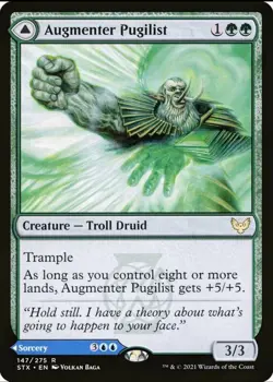 X 1 Augmenter Pugilist /Echoing Equation 147 Strixhaven School of Mages STX MTG - Image 1