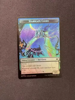 STARSCAPE CLERIC TOKEN FOIL - Magic: The Gathering - NM/M - Image 1